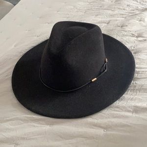 Rag & Bone Black Dakota Hat 100% Wool USA